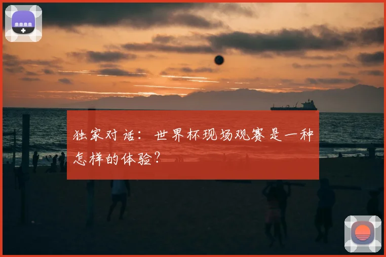 独家对话:世界杯现场观赛是一种怎样的体验?
